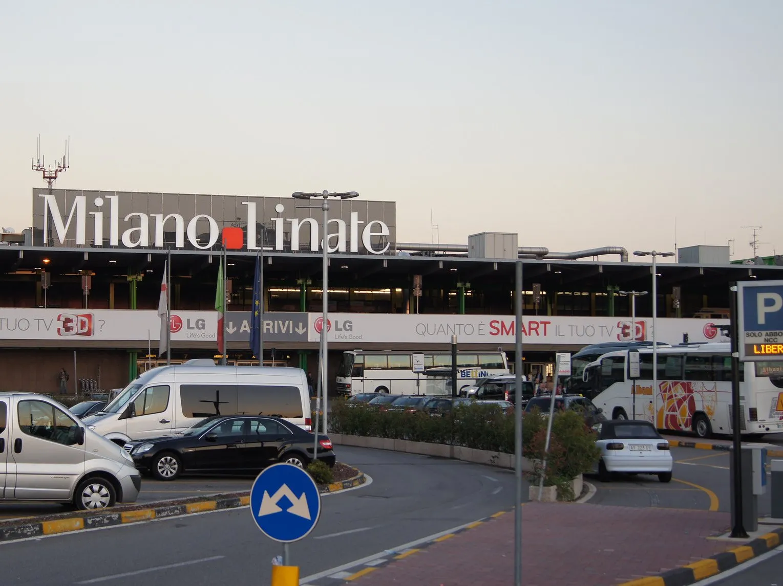 Airport Milan Linate Airport - main facade